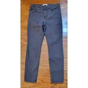 H&M Label of Graded Goods Skinny Jeans Women Size 10 Gray Denim Mid-Rise